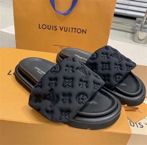 louis vuitton slippers dames